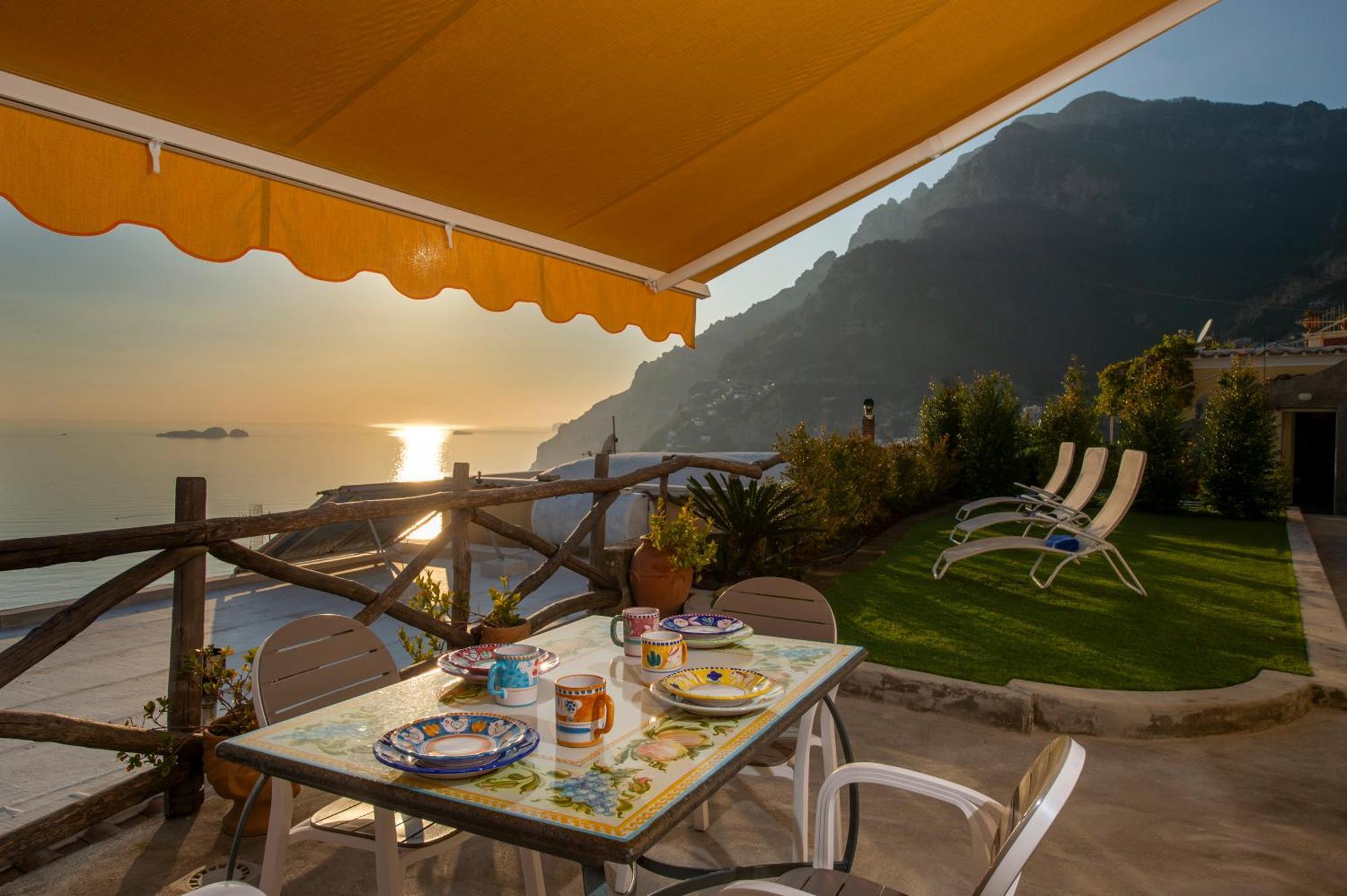 Aria Di Mare,Near Elevator, Few Steps, Parking, Garden Apartment Positano Luaran gambar